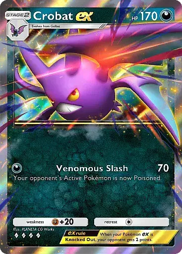 PTCG pocket A4：叉字蝠 ex