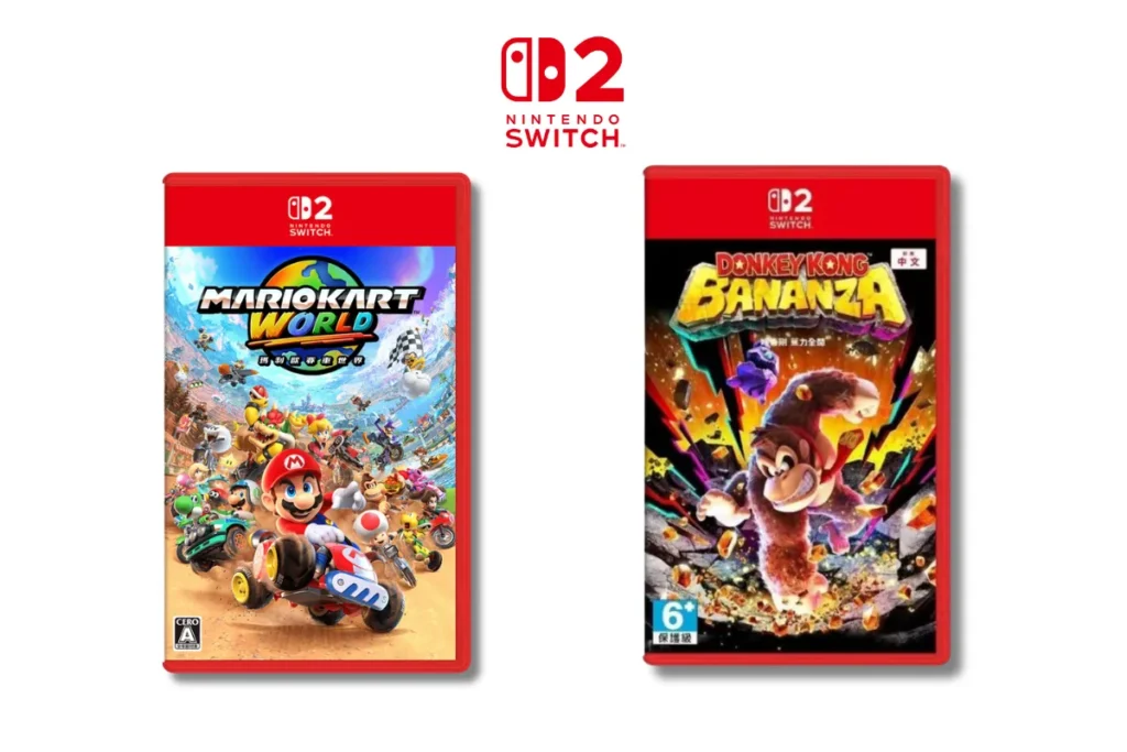 Switch2 首發遊戲推薦(瑪利歐賽車世界、東奇岡 蕉力全開)