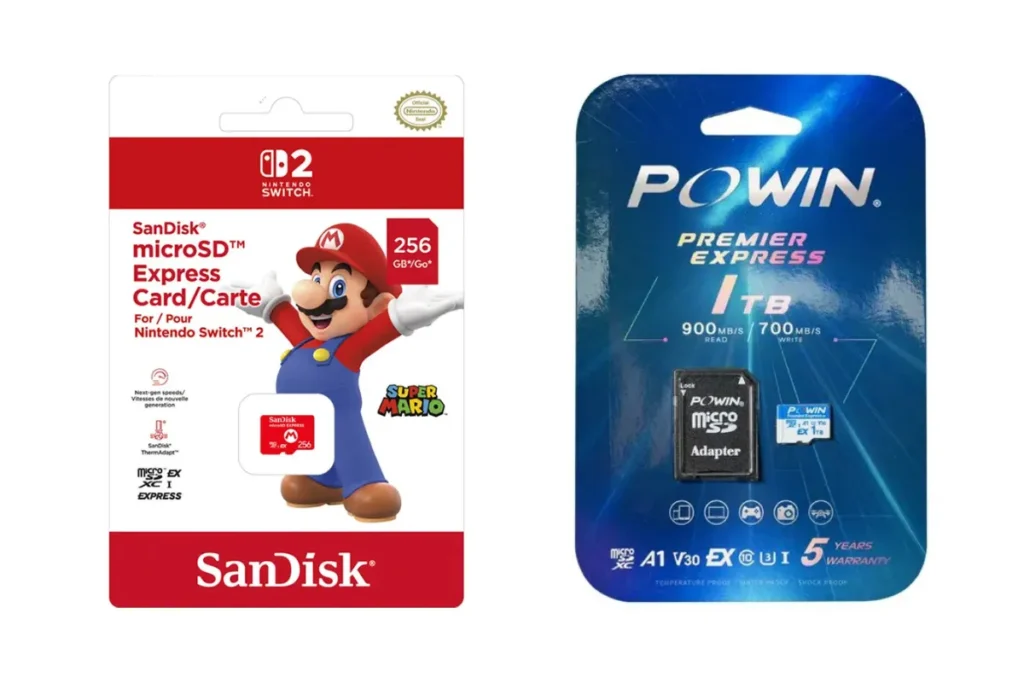 Sandisk 和 Powin 記憶卡