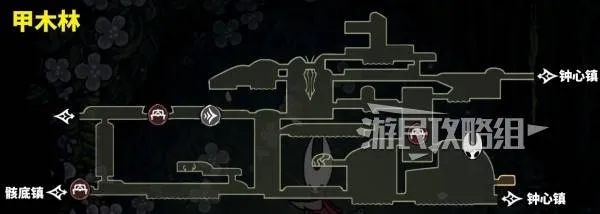 《空洞騎士：絲綢之歌》花芯位置 1 / 取自遊民星空