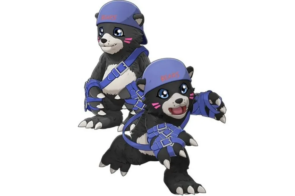數碼寶貝圖鑑：小熊獸兄弟