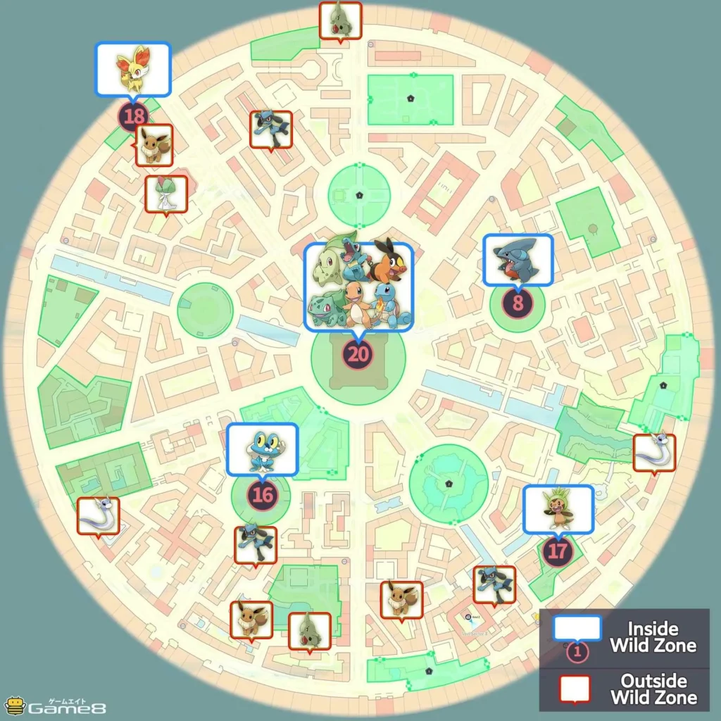 《寶可夢傳說 Z-A》稀有寶可夢位置