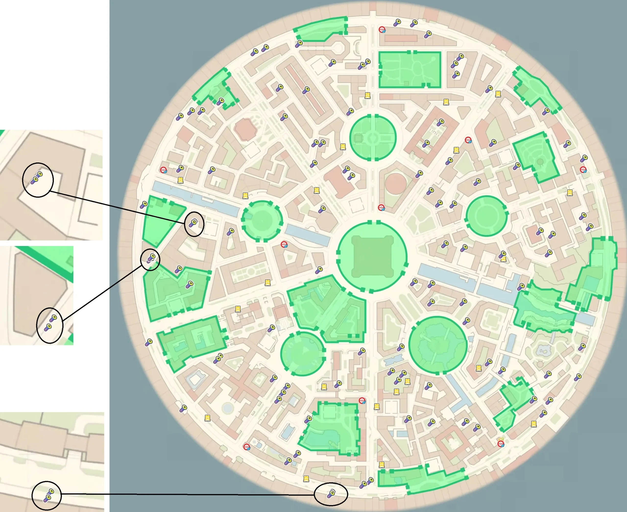 《寶可夢傳說 Z-A》全 100 個彩色螺絲位置