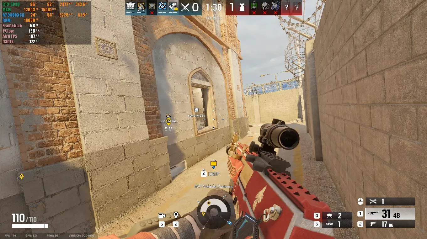 虹彩六號:圍攻行動 X遊戲畫面