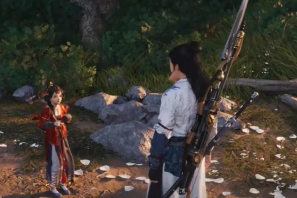 劇情結束之後與NPC進行互動