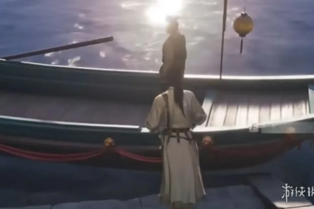 完成對話上船，進入大樓。