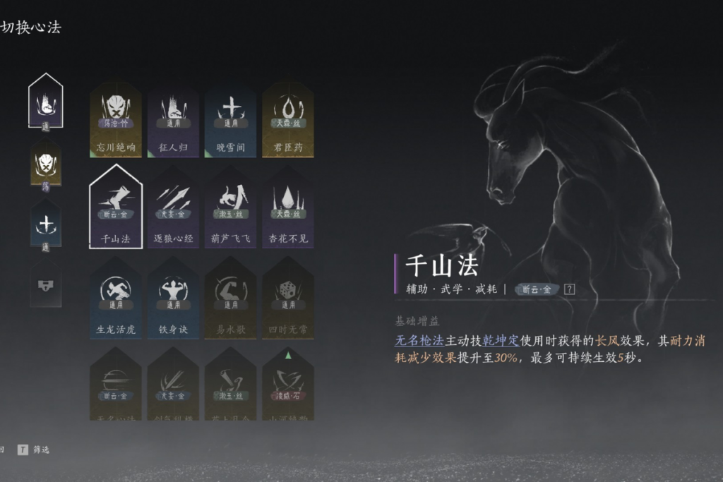 心法千山法效果