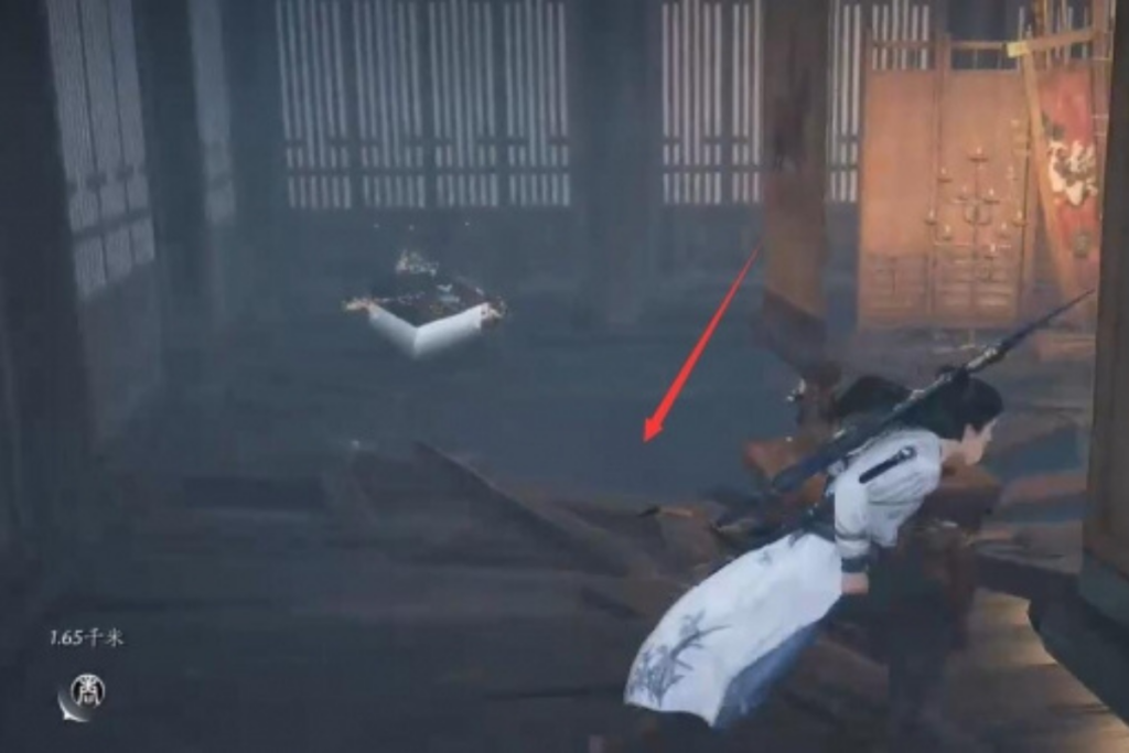 千山法獲取步驟：找到大坑往下跳