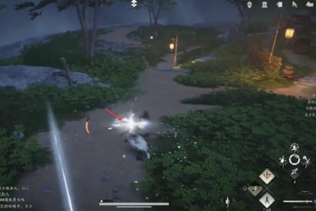 劍氣縱橫蓄力技可以透過光點判斷時機