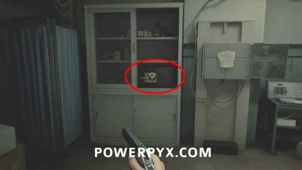 惡靈古堡9保險箱位置：檢查室