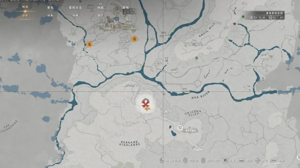 赤血沙漠龍之石室地圖