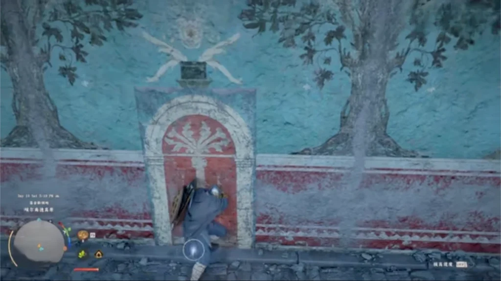 推動壁畫進入龍之石室