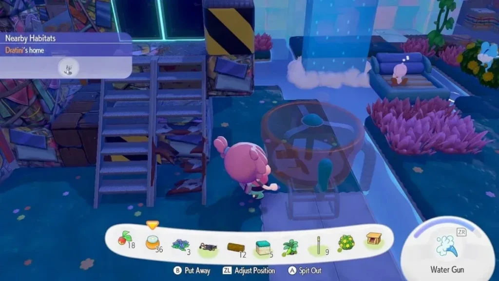 Pokopia 水泥攪拌器必須插入水中